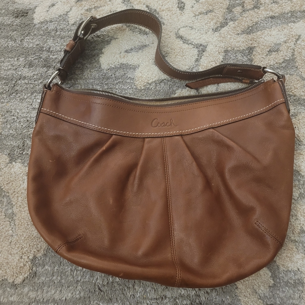 Coach soho hobo leather bag f13731